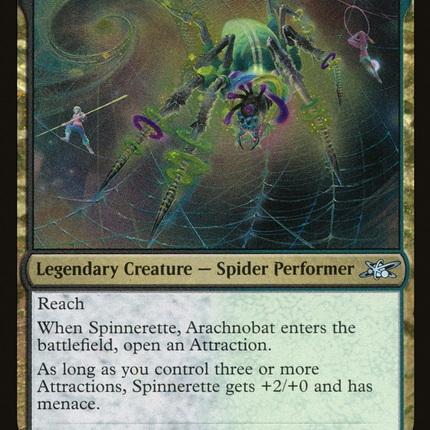 Spinnerette, Arachnobat [Unfinity] Galaxy Foil