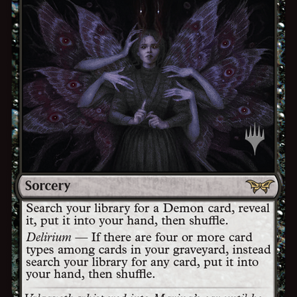 Demonic Counsel [Duskmourn: House of Horror Promos] Foil