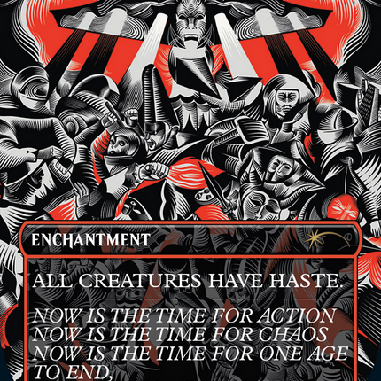 Mass Hysteria (Full Art) [Secret Lair Drop]