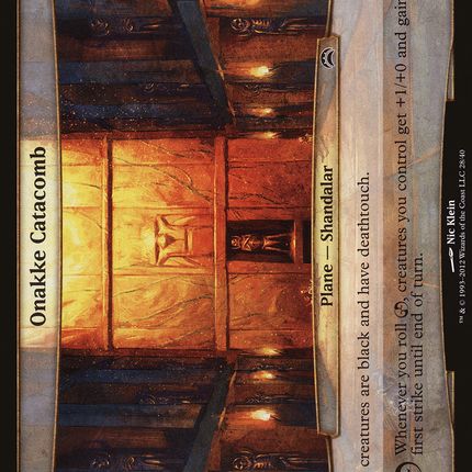 Onakke Catacomb [Planechase 2012 Planes] Foil