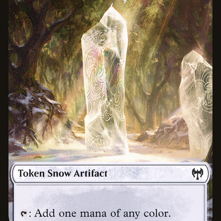 Icy Manalith [Kaldheim Tokens]