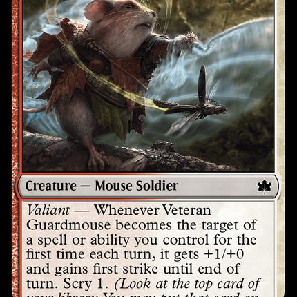 Veteran Guardmouse [Bloomburrow] Foil