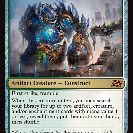 Brightglass Gearhulk [Aetherdrift] Foil