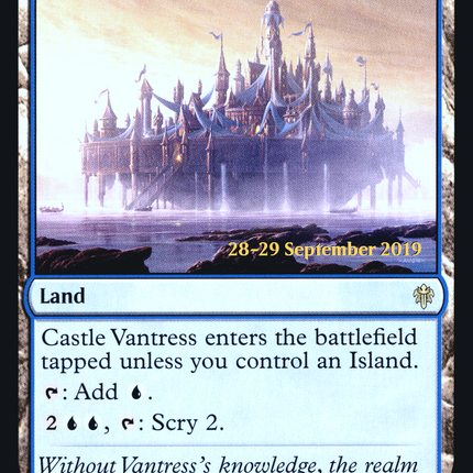 Castle Vantress [Throne of Eldraine Promos] Prerelease Foil