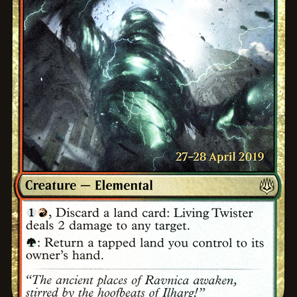Living Twister [War of the Spark Promos] Prerelease Foil