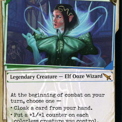 Vannifar, Evolved Enigma (Showcase) [Murders at Karlov Manor] Invisible Ink Foil