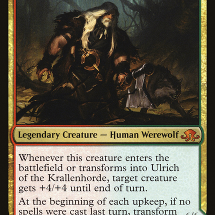 Ulrich of the Krallenhorde // Ulrich, Uncontested Alpha [Eldritch Moon]