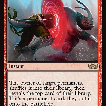 Chaos Warp [Commander: Tarkir: Dragonstorm]