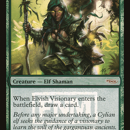 Elvish Visionary [Friday Night Magic 2010] Foil