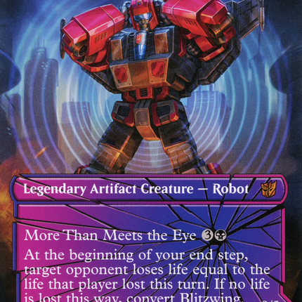 Blitzwing, Cruel Tormentor // Blitzwing, Adaptive Assailant (Borderless) [Transformers]
