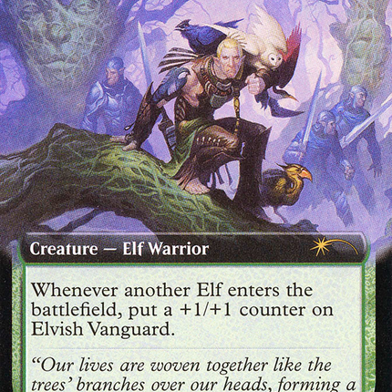 Elvish Vanguard (Extended Art) [Secret Lair Drop] Foil