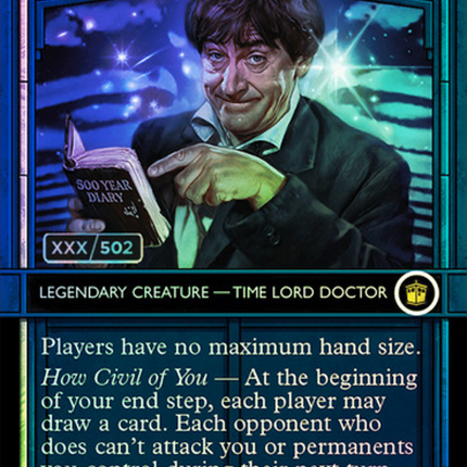 The Second Doctor (Showcase) (Borderless) [Doctor Who] Serialized Foil