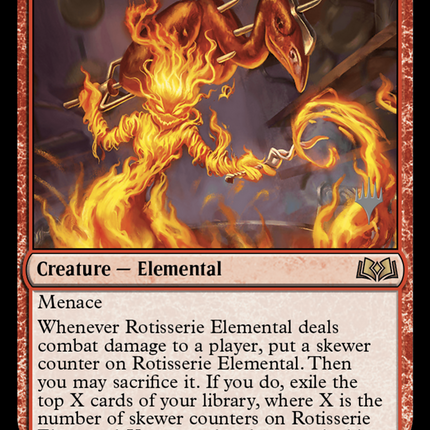 Rotisserie Elemental [Wilds of Eldraine Promos]