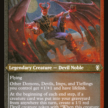 Raphael, Fiendish Savior [Commander Legends: Battle for Baldur's Gate] Etched Foil