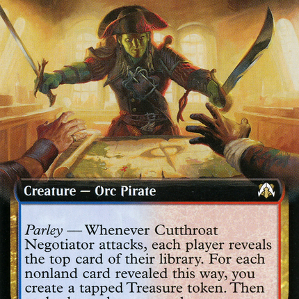 Cutthroat Negotiator (Extended Art) [March of the Machine Commander]