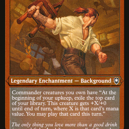 Tavern Brawler [Commander Legends: Battle for Baldur's Gate] Etched Foil