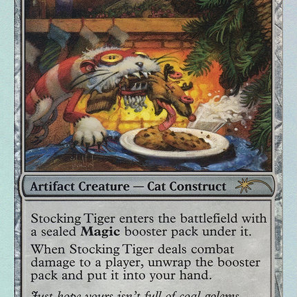 Stocking Tiger [Happy Holidays] Foil