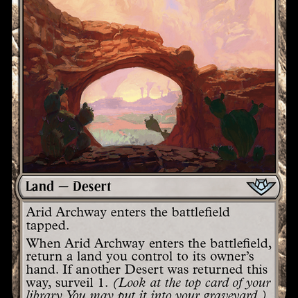 Arid Archway [Outlaws of Thunder Junction] Foil