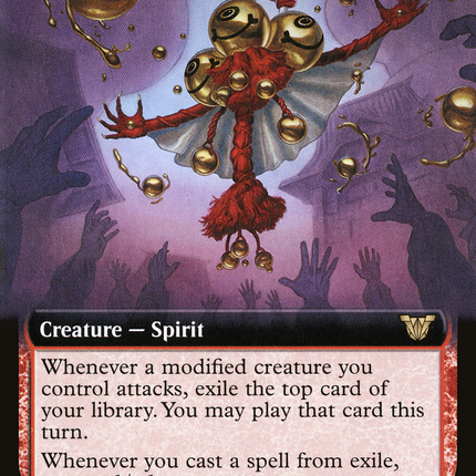 Kami of Celebration (Extended Art) [Neon Dynasty Commander]