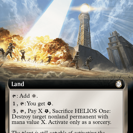 HELIOS One (Extended Art) [Fallout] Surge Foil