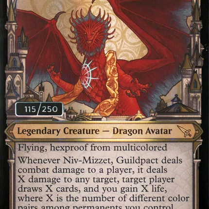Niv-Mizzet, Guildpact [Murders at Karlov Manor] Serialized Foil
