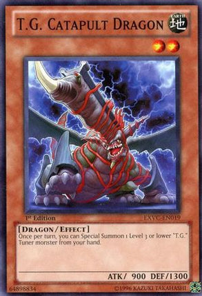 T.G. Catapult Dragon (Common / Short Print) [EXVC-EN019] Extreme Victory 1st Edition