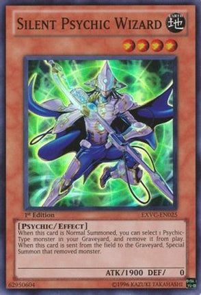 Silent Psychic Wizard (Super Rare) [EXVC-EN025] Extreme Victory Unlimited