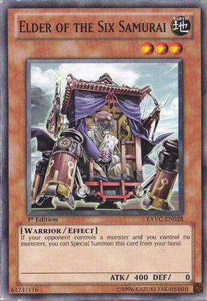 Elder of the Six Samurai (Common / Short Print) [EXVC-EN028] Extreme Victory Unlimited