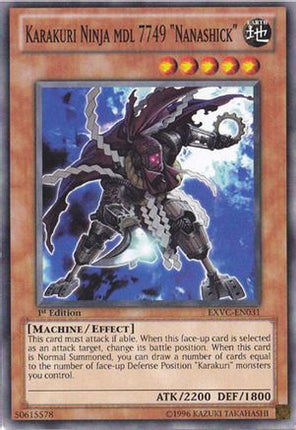 Karakuri Ninja mdl 7749 "Nanashick" (Common / Short Print) [EXVC-EN031] Extreme Victory Unlimited