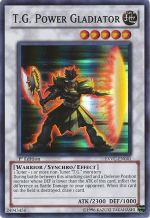 T.G. Power Gladiator (Super Rare) [EXVC-EN041] Extreme Victory Unlimited