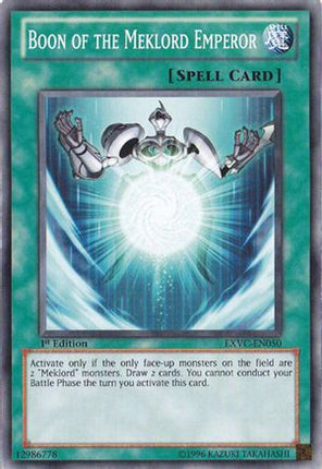 Boon of the Meklord Emperor (Common / Short Print) [EXVC-EN050] Extreme Victory 1st Edition