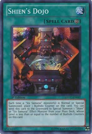 Shien's Dojo (Super Rare) [EXVC-EN057] Extreme Victory 1st Edition