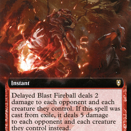 Delayed Blast Fireball (Extended Art) [Commander Legends: Battle for Baldur's Gate]