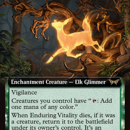 Enduring Vitality (Extended Art) [Duskmourn: House of Horror]