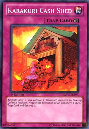 Karakuri Cash Shed (Super Rare) [EXVC-EN074] Extreme Victory 1st Edition