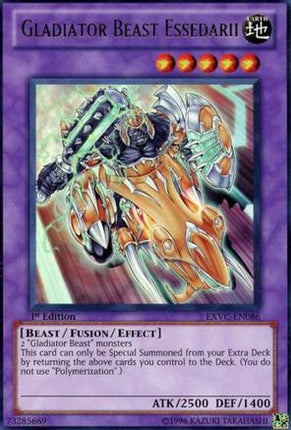 Gladiator Beast Essedarii (Ultra Rare) [EXVC-EN086] Extreme Victory 1st Edition