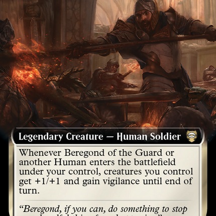 Beregond of the Guard (Extended Art) [Tales of Middle-earth Commander] Foil