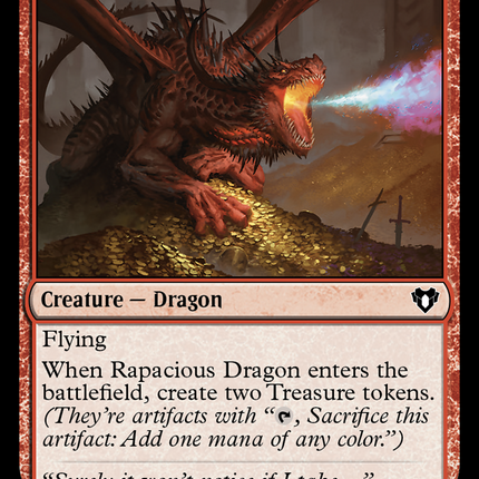 Rapacious Dragon [Commander Masters]