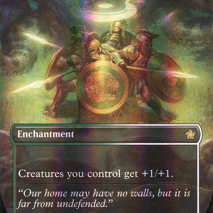 Anthem of Champions (Borderless) [Foundations] Mana Foil