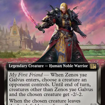 Zenos yae Galvus // Shinryu, Transcendent Rival (Extended Art) [FINAL FANTASY] Foil