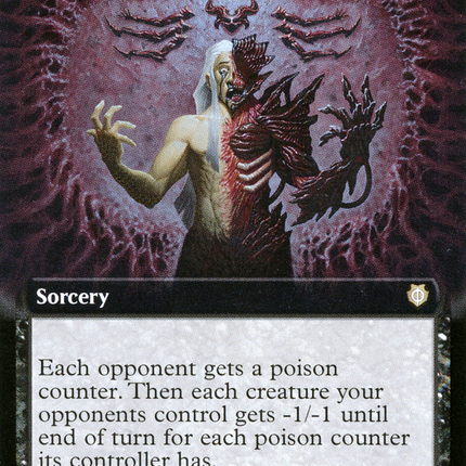 Phyresis Outbreak (Extended Art) [Phyrexia: All Will Be One Commander]