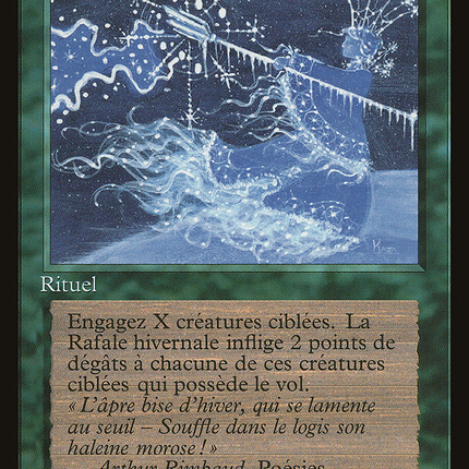 Winter Blast - Rafale hivernale  [Renaissance]
