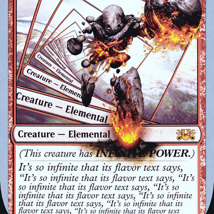 Infinity Elemental [The List (Unfinity Foil Edition)] Foil