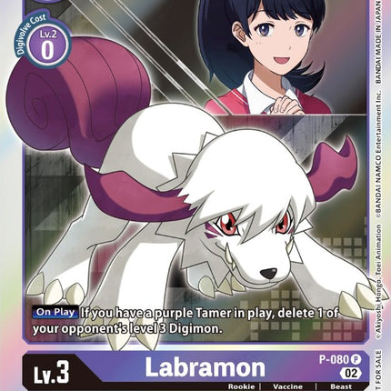 Labramon [P-080] (Digimon Survive Anime Expo 2022) [Promotional Cards]