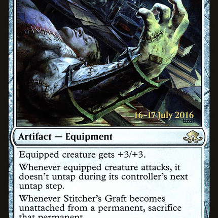 Stitcher's Graft [Eldritch Moon Promos] Prerelease Foil