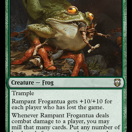 Rampant Frogantua [Modern Horizons 3 Commander] Foil