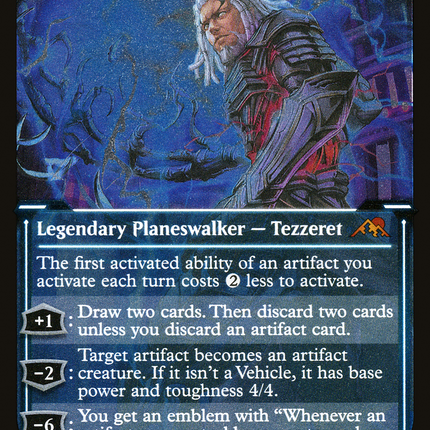 Tezzeret, Betrayer of Flesh (Showcase) [Kamigawa: Neon Dynasty] Etched Foil