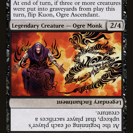 Kuon, Ogre Ascendant // Kuon's Essence [Saviors of Kamigawa]