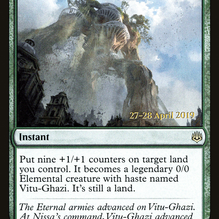 Awakening of Vitu-Ghazi [War of the Spark Promos] Prerelease Foil