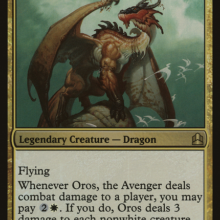Oros, the Avenger [Commander 2011 Oversized] Foil